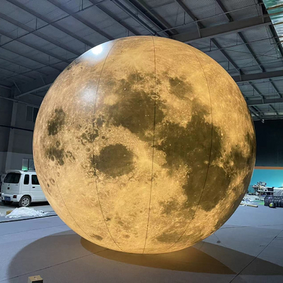 Gráfico Grande Inflável Lua Gigante Planeta Balão Balão Salto Lua Inflável com LED