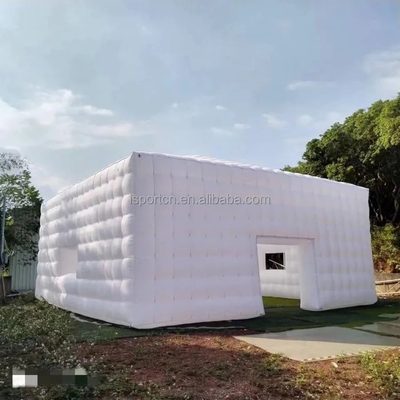 Tenda de exposição de estruturas infláveis brancas Tenda de exposição grande inflável branca para eventos publicitários