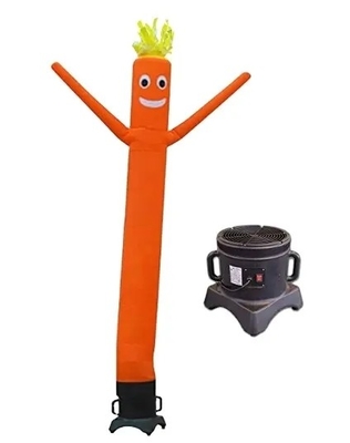Personalizado 10ft 20ft publicidade inflável tubo homem explodir gigante braço acenando mosca cara ondulado boneco com sopro