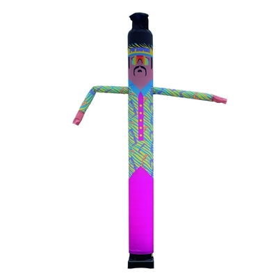 Manual boneco desenho animado dançarino de ar balão de ar inflável