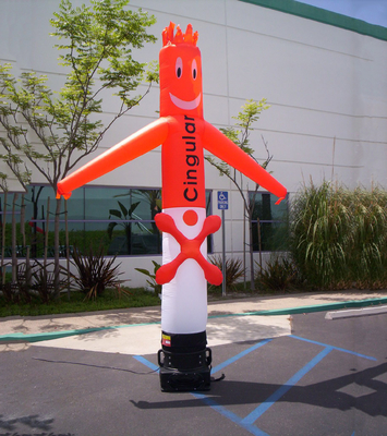 3M Custom Air Dancers Inflável Tube Man Single Leg Impressão Digital