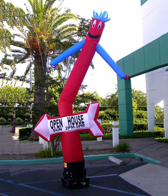 3M Custom Air Dancers Inflável Tube Man Single Leg Impressão Digital
