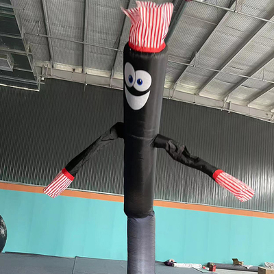 Dançarinos de Natal com Air Dancer de tela de Oxford