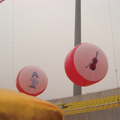 Balão quadrado inflável para publicidade comercial em bancos
