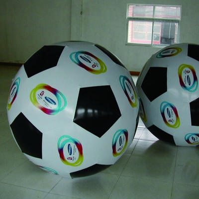 Venda quente Balão de hélio inflável de PVC gigante PVC branco com logotipo e luz LED