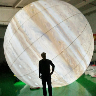 PVC inflável Venus Planeta Pendente Inflável Oito Planetas Iluminado Balão do Sistema Solar Para Decoração
