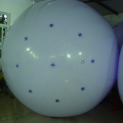 Balão de hélio gigante que muda de cor, balão inflável de iluminação para publicidade