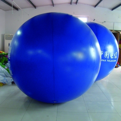 Balão voador de hélio inflável de pvc, fechado a ar, com logotipo para publicidade