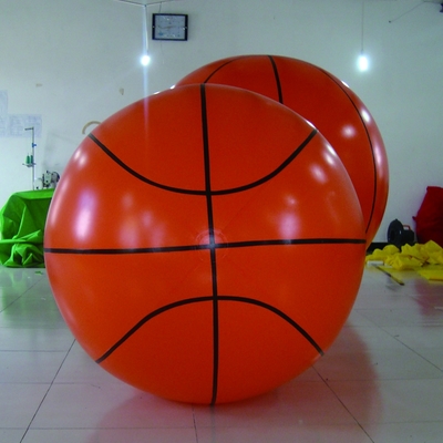 Balão voador de hélio inflável de pvc, fechado a ar, com logotipo para publicidade
