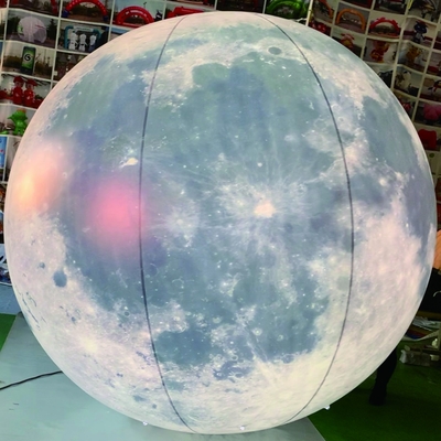 Balão inflável gigante balão de bandeira de hélio voador balão de bandeira inflável com luz LED