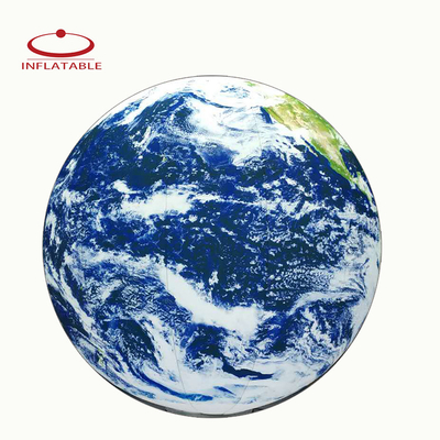 Modelo de lua inflável de publicidade gigante com luz LED / Balão lunar inflável grande para decoração