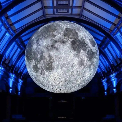 Preço de fábrica Decoração de publicidade gigante modelo de lua inflável grande balão inflável de lua com luz LED
