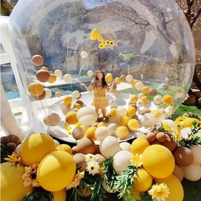 Casa de diversão clara inflável cristal iglu Cúpula barraca de bolhas transparente crianças bolhas infláveis casa para a festa