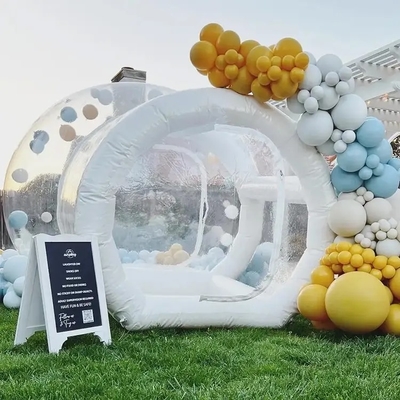Casa de diversão clara inflável cristal iglu Cúpula barraca de bolhas transparente crianças bolhas infláveis casa para a festa