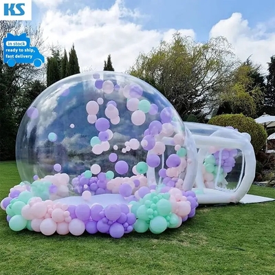 Tenda de bolhas inflável Transparente Tenda Iglu Dome PVC Globo Claros Casa de bolhas inflável para festa de casamento ao ar livre