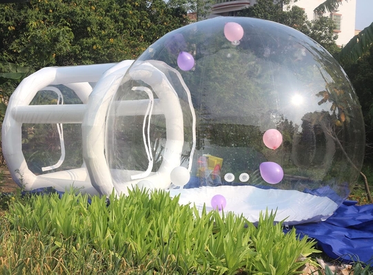 Tenda de bolhas inflável Transparente Tenda Iglu Dome PVC Globo Claros Casa de bolhas inflável para festa de casamento ao ar livre