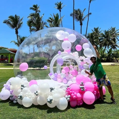 Festa ao ar livre Tenda de iglu transparente inflável aluguel clara Tenda de cúpula de bolhas inflável Casa de balões de bolhas para crianças