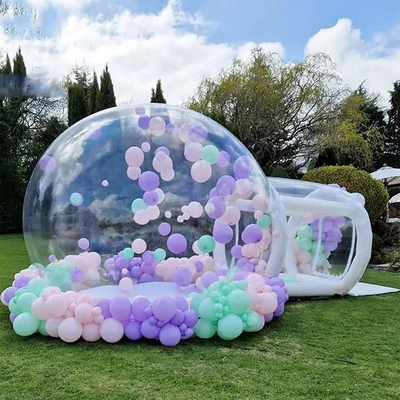 Festa ao ar livre Tenda de iglu transparente inflável aluguel clara Tenda de cúpula de bolhas inflável Casa de balões de bolhas para crianças