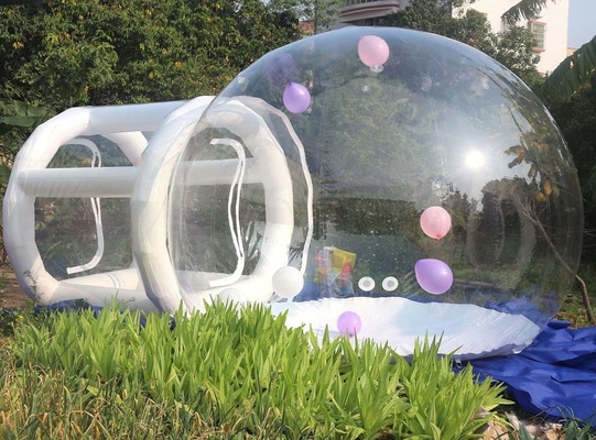 Festa ao ar livre Tenda de iglu transparente inflável aluguel clara Tenda de cúpula de bolhas inflável Casa de balões de bolhas para crianças