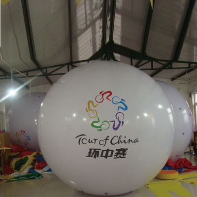 Publicidade de PVC de alta qualidade, fechada a ar, para decoração, balão voador inflável com impressão de logotipo