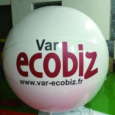 Balão inflável de hélio, à prova d'água, com lâmpadas para decoração de festas de Natal.