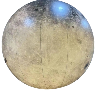 Grande Balão Lunar Inflável Modelo Gigante Decoração de Publicidade Modelo Lunar Inflável com Luz LED variável
