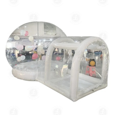 Novo estilo inflável Balão barraca de bolhas KidsJumping House Bubble Dome com Balão voando