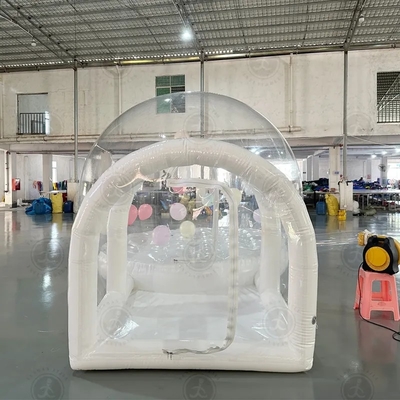 Novo estilo inflável Balão barraca de bolhas KidsJumping House Bubble Dome com Balão voando