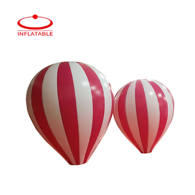 Balão voador de hélio inflável de pvc, fechado a ar, com logotipo para publicidade