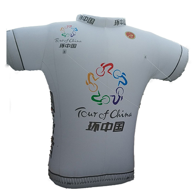 tamanho personalizado cor roupa inflável camiseta inflável para publicidade venda quente camisetas infláveis