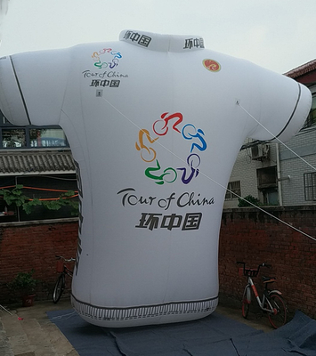 tamanho personalizado cor roupa inflável camiseta inflável para publicidade venda quente camisetas infláveis