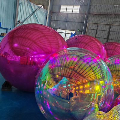 Decoração refletora Trendsetter Balão brilhante Espelho inflável para espaços elegantes