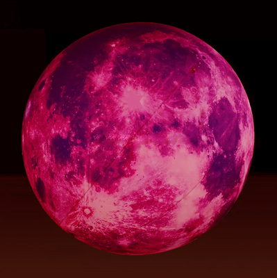 Publicidade gigante inflável Lua decoração grande led planetas infláveis