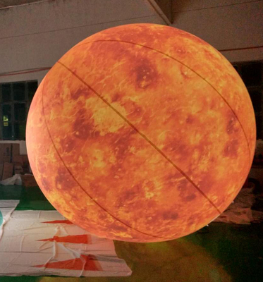 Personalização Publicidade gigante Balão de lua inflável Globo Led Festas Eventos Decoração ao ar livre Balões de hélio grandes