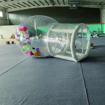 Venda quente Outdoor Camping Festa de casamento PVC transparente casa de cúpula inflável bolha para crianças