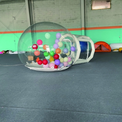 Venda quente Outdoor Camping Festa de casamento PVC transparente casa de cúpula inflável bolha para crianças