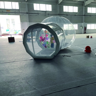 Venda quente Outdoor Camping Festa de casamento PVC transparente casa de cúpula inflável bolha para crianças