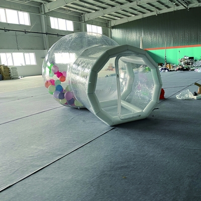 Venda quente Outdoor Camping Festa de casamento PVC transparente casa de cúpula inflável bolha para crianças