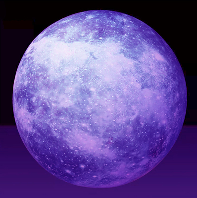 Modelo de lua inflável de publicidade gigante com luz LED Balão lunar inflável grande para decoração