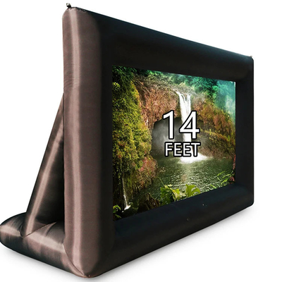 Ecrã de projector de 16F de alta qualidade para exterior Ecrã de filme inflável Ecrã de LED inflável