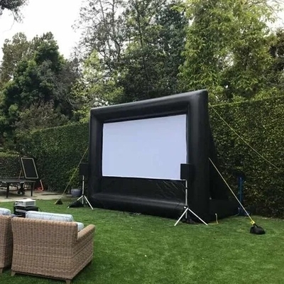 Ecrã de projector de 16F de alta qualidade para exterior Ecrã de filme inflável Ecrã de LED inflável