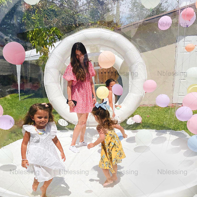 Casa de diversão clara inflável cristal iglu Cúpula barraca de bolhas transparente crianças bolhas infláveis casa para a festa