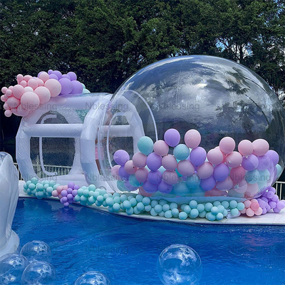 Casa de diversão clara inflável cristal iglu Cúpula barraca de bolhas transparente crianças bolhas infláveis casa para a festa