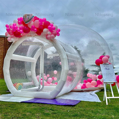 Casa de diversão clara inflável cristal iglu Cúpula barraca de bolhas transparente crianças bolhas infláveis casa para a festa