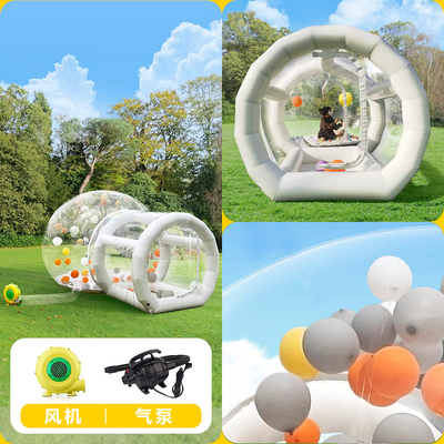 Tenda de bolhas de cúpula transparente Balões infláveis Balões infláveis Casa Crianças Balões de festa Casa divertida Gigante Iglu de cristal transparente