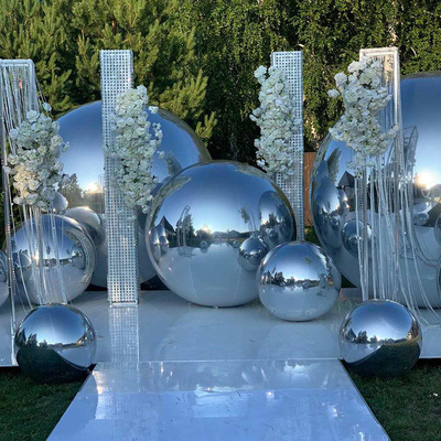Espelho de Bola Evento Exclusivo Configurações Memoráveis Atração Grandes Bolas Brilhantes Inflaveis Prata Deluxe Balão Brilhante Inflavel