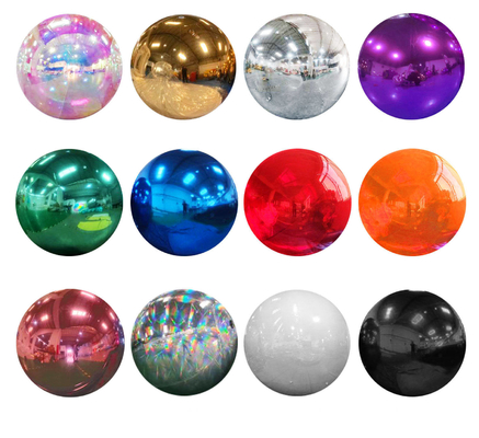Espelho de Bola Evento Exclusivo Configurações Memoráveis Atração Grandes Bolas Brilhantes Inflaveis Prata Deluxe Balão Brilhante Inflavel