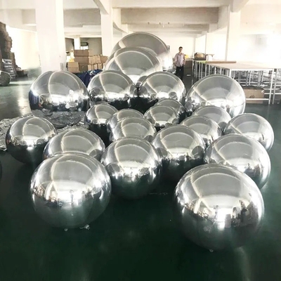 Bola brilhante gigante de PVC inflável bola refletora / Esfera inflável balão espelho / Esfera espelho inflável de Natal