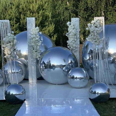 Bola brilhante gigante de PVC inflável bola refletora / Esfera inflável balão espelho / Esfera espelho inflável de Natal