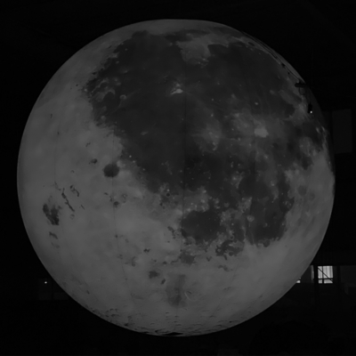 Decoração Publicidade Modelo de Lua Inflável Balão de Lua Inflável Grande com Luz LED